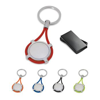 Chaveiro Metal e Silicone