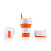 Copo Retrátil 355ml com Canudo