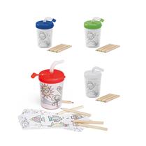 Copo para Viagem PP e PS com Canudo Flexível