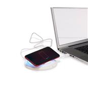 Carregador Retrátil Indução com Luminária