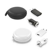 Kit de Adaptadores USB Confeccionados em ABS - 57312