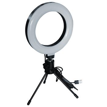 Iluminador Ring Light 6 Polegadas com Tripé Maleável