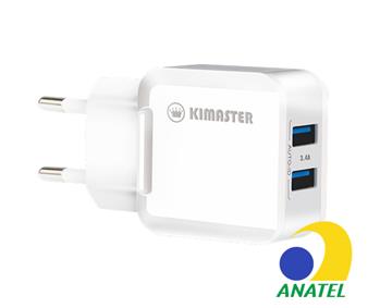 Carregador de Parede Dual Usb
