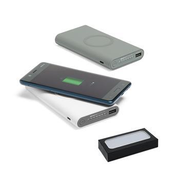 Bateria Portátil Wireless ABS Acabamento Emborrachado