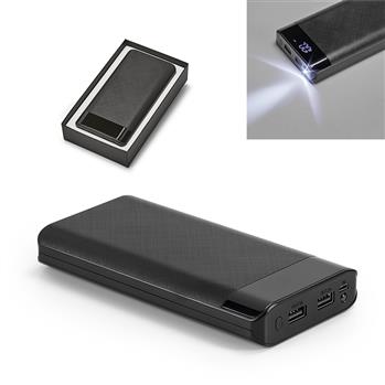 Bateria Portátil ABS com LED 16.000 mAh