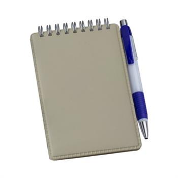 Caderneta de Anotações Vertical Bege - 454L
