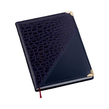 Agenda Croco Diagonal Azul - 111L