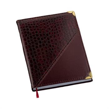 Agenda Croco Diagonal Vinho - 112L