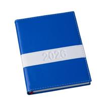 Agenda Diária 2026 Horizontal Azul - 137L