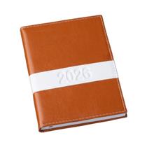 Agenda Diária 2026 Horizontal Marrom - 138L