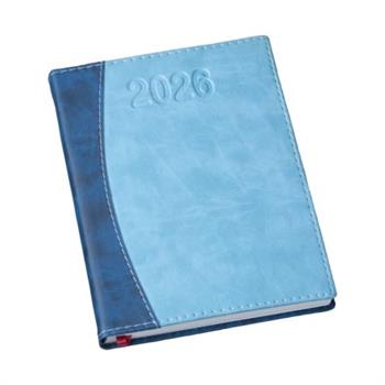 Agenda Diária 2026 Estampada Azul - 172L