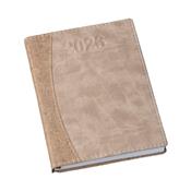 Agenda Diária 2026 Cortiça Marrom - 173L