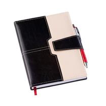 Agenda Executiva Preta c/ Fecho de Imã e Sup. p/ Caneta - 194L