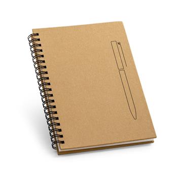 Caderno B6 em Papel Kraft - 93419