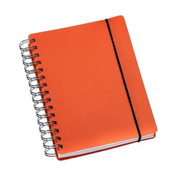 Agenda Compacta Wire-o Lisa Laranja - 227L