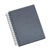 Agenda Diaria 2026 Wire-o Metalizada Lisa Grafite - 280L