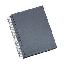 Agenda Diaria 2026 Wire-o Metalizada Lisa Grafite - 280L