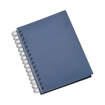 Agenda Wire Metalizada Lisa Azul - 281L