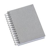 Agenda Diária 2026 Wire-o Metalizada Lisa Prata - 282L