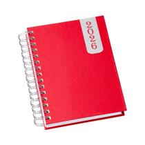 Agenda Diária 2026 Wire-o Capa Prime Vermelha - 503L