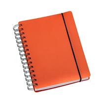 Agenda Wire-o Capa Plástica Laranja - 427L