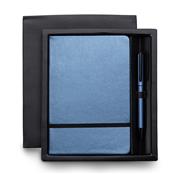 Kit Executivo com Caderneta tipo Moleskine e Caneta em Estojo de Papelão