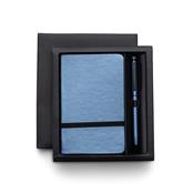 Kit Executivo com Caderneta tipo Moleskine e Caneta Touch