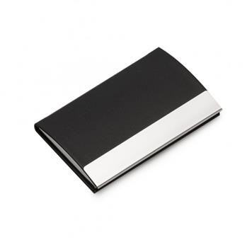 Porta Cartão de Couro Sintético Liso Frente e Verso