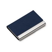 Porta Cartão em Couro Sintético Texturizado com Detalhes em Metal