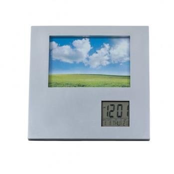 Porta Retrato com Relógio