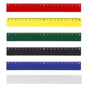 Régua Plástica Colorida de 20 cm