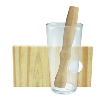 Kit Caipirinha 3 peças de Madeira