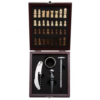 Kit Vinho Xadrez 4 peças