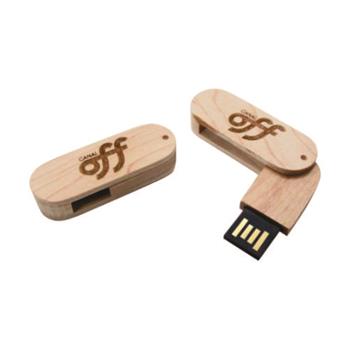 Pen Drive 4GB Bambu Giratório - 00033-4GB