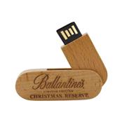 Pen Drive 4GB Bambu Giratório - 00033-4GB