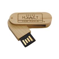 Pen Drive 8GB Bambu Giratório - 00033-8GB