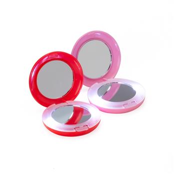 Espelho Plástico Duplo com Luz - 01828