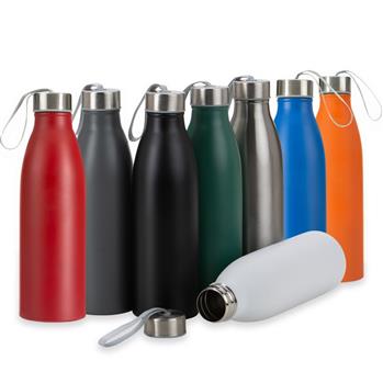 Garrafa Inox 750ml com Alça de Nylon -18552