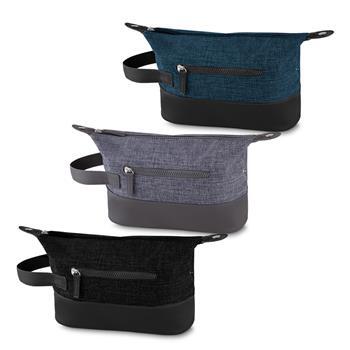 Necessaire Nylon com detalhes em Couro Sintético - 13987