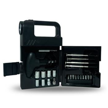 Kit Ferramenta 24 Peças com Lanterna - 12235