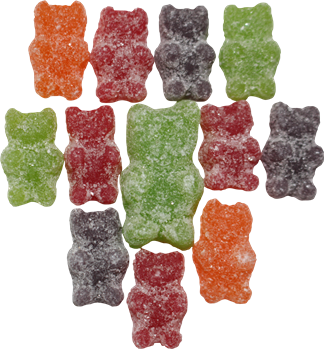 Bala Goma Mini Ursinho