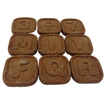 Mini Biscoito Letras