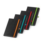 Caderno A5 em PU com Páginas Pautadas