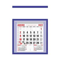 Folhinha Comercial Grande Azul com Furo - 50LG