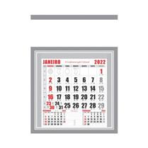 Folhinha Comercial Grande Prata com Furo - 50LG