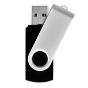 Pen Drive Giratório Metálico 4GB - 00016-SM