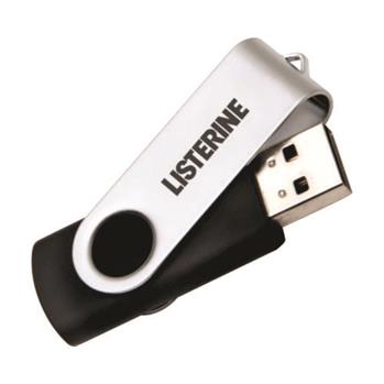 Pen Drive Giratório Metálico 4GB - 00016-SM