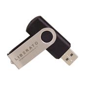 Pen Drive Giratório Metálico 4GB - 00016-SM