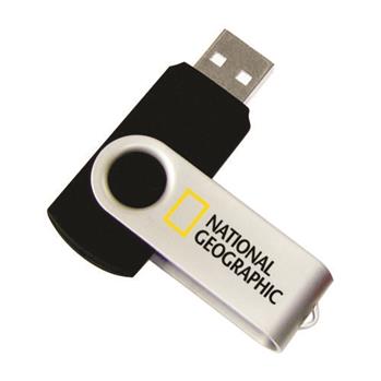 Pen Drive Giratório Metálico 8GB - 00016-SM