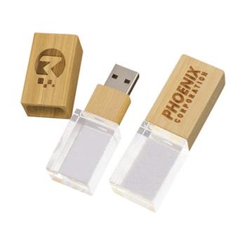 Pen Drive de Cristal Bambu 4GB - 00064-4GB